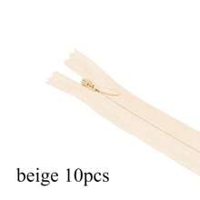 10 件 #3 尼龙隐形拉链，封闭式，多种颜色和尺寸可选，适用于连衣裙、裤子、口袋、服装配饰 - 10個 - 查看 12