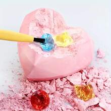 Archaeology Digging For Gems DIY Manual Digging For Treasure Fossils For Boys And Girls Heart Puzzle Handmade Toys Puzzle Toys Creative Toys Holiday Gifts