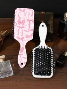 1 chiếc lược chải tóc massage đệm khí nhỏ gọn hình hoạt hình dễ thương, dùng tại nhà - Nhiều màu - Xem 8