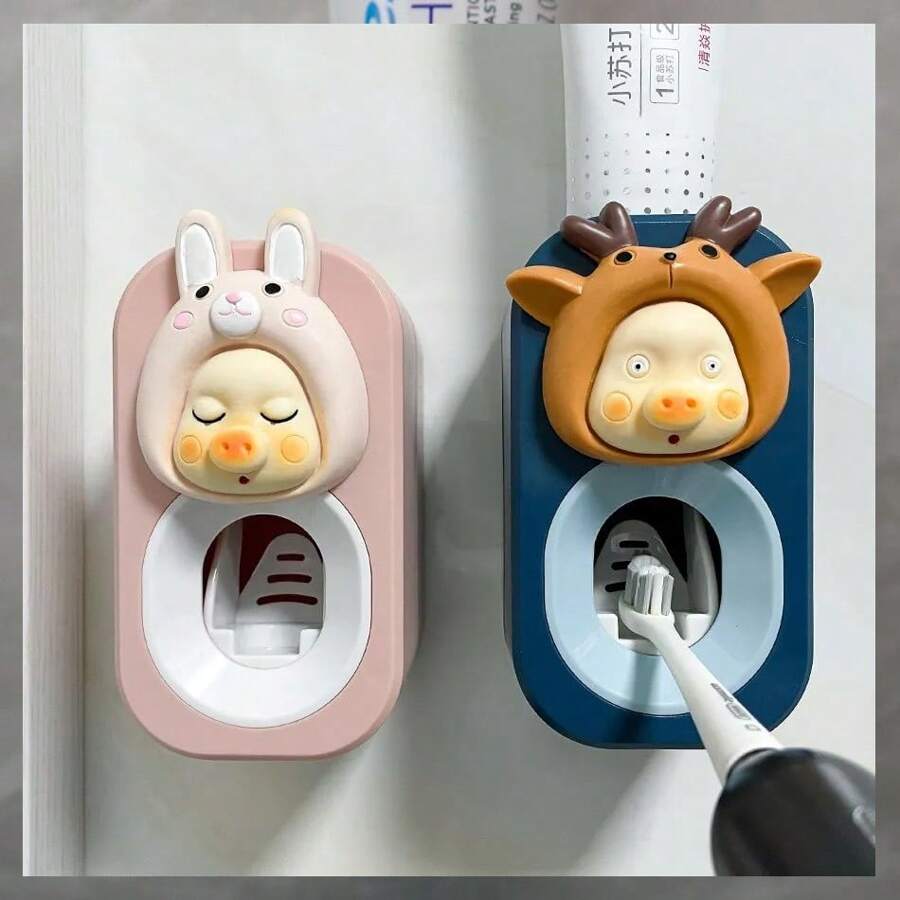 Home Cute Cartoon Toothpaste Auto Squeezer Dispenser SHEIN South Africa