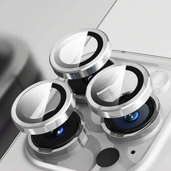 手机相机镜头膜，金属 CD 图案镜头环，全新防刮后置摄像头贴纸，适用于 Apple 15promax14promaxiphone13/12/11xsmax 13mini 生日、家人、朋友礼物合金金属带钢化玻璃全覆盖，镜头保护膜，手机配件防水防震防摔防摔防指纹