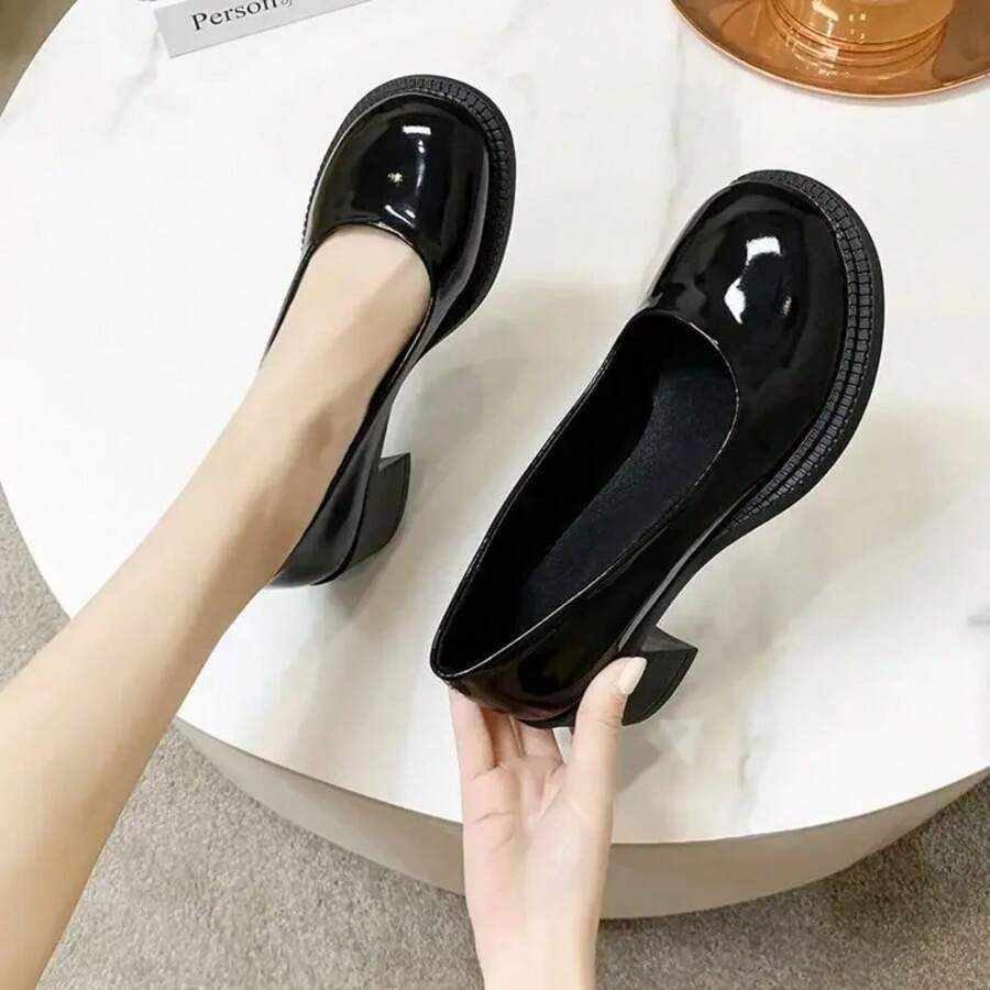 Women's Shoes Versatile Mary Jane Flats Rubber Upper Summer Footwear