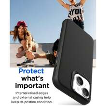 Entronix Shockproof Dual Layer Case Designed For IP 16, 15, 14, 13 Slim Shockproof Bumper With Military Grade Protection For Women Girls Boys Men - 藏蓝色 - 查看 7