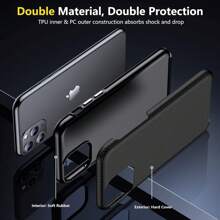 Entronix Shockproof Dual Layer Case Designed For IP 16, 15, 14, 13 Slim Shockproof Bumper With Military Grade Protection For Women Girls Boys Men - 藏蓝色 - 查看 4