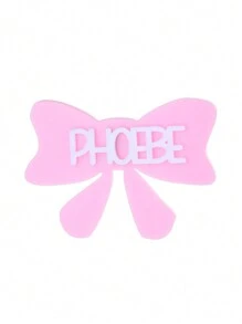 Customized Name Acrylic Backpack Charm, Fashionable & Personalized Colorful Letter Butterfly Decoration For Women Crossbody Bag, Perfect Gift For Girlfriend, Wife, Birthday, Anniversary, Valentine's Day Valentines
