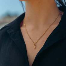 Personalized Men's Silver University Graduation Necklace, Custom Guys Cool College Pass Necklace, Unique Stylish Necklace Letter For Him - G - 查看 5