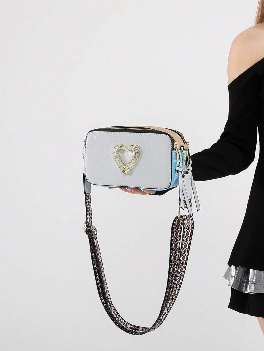 Women's Summer 2024 Trendy Mini Square Bag, Crossbody Camera Bag With