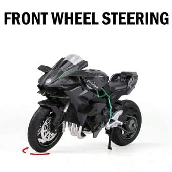 2025 New Arrival, Motorcycle Model Toy, Kawasaki H2R Ducati Motorcycle Collectible Figurine, Gift For Men Birthday, Couple's Holiday, Easter
