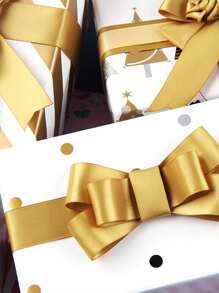 6 张礼品包装纸 - 优雅礼品包装，精美金色和白色包装纸圣诞节礼品包装纸 - 彩色 - 查看 4