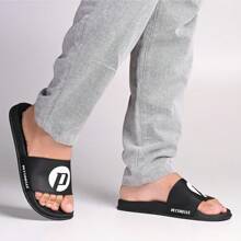 Kit 2 Pairs Of Men's Slide Flip Flops Original Comfortable - 直的 - 查看 2