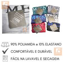 Kit 10 Men's Boxer Briefs - Assorted Colors - Nhiều màu - Xem 5