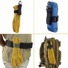 1 pieza Pinza multifuncional para guantes, sujeta-guantes de nailon, gancho para sujetar guantes, colgador de guantes con gancho para cinturón de trabajo, pinza para guantes de trabajo, correa para guantes tácticos, hebilla para almacenamiento de cuerda de escalada - Multicolor - Ver 6