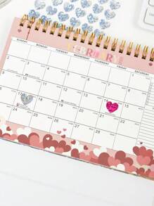 10 Sheets Laser Heart Stickers Pack Mini Color Love Self-Adhesive Marker Notes Decoration For Diary Album Valentine's Day Back To School