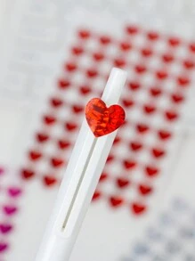 10 Sheets Laser Heart Stickers Pack Mini Color Love Self-Adhesive Marker Notes Decoration For Diary Album Valentine's Day Back To School