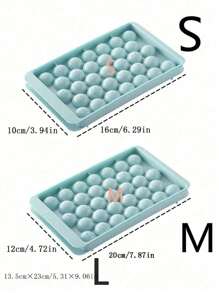 1pc PP Ice Mould, Creative Pink Ice Cube Making Machine Tray For Kitchen