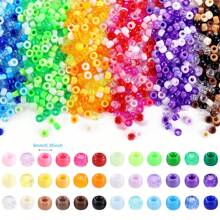 300/1800pcs+ Kandi Beads For Bracelets, Funtopia 36 Colors Plastic Beads For Craft, Rainbow Hair Beads For Braids, Colored Beads For DIY Projects Jewelry Making - Multicolor - View 3