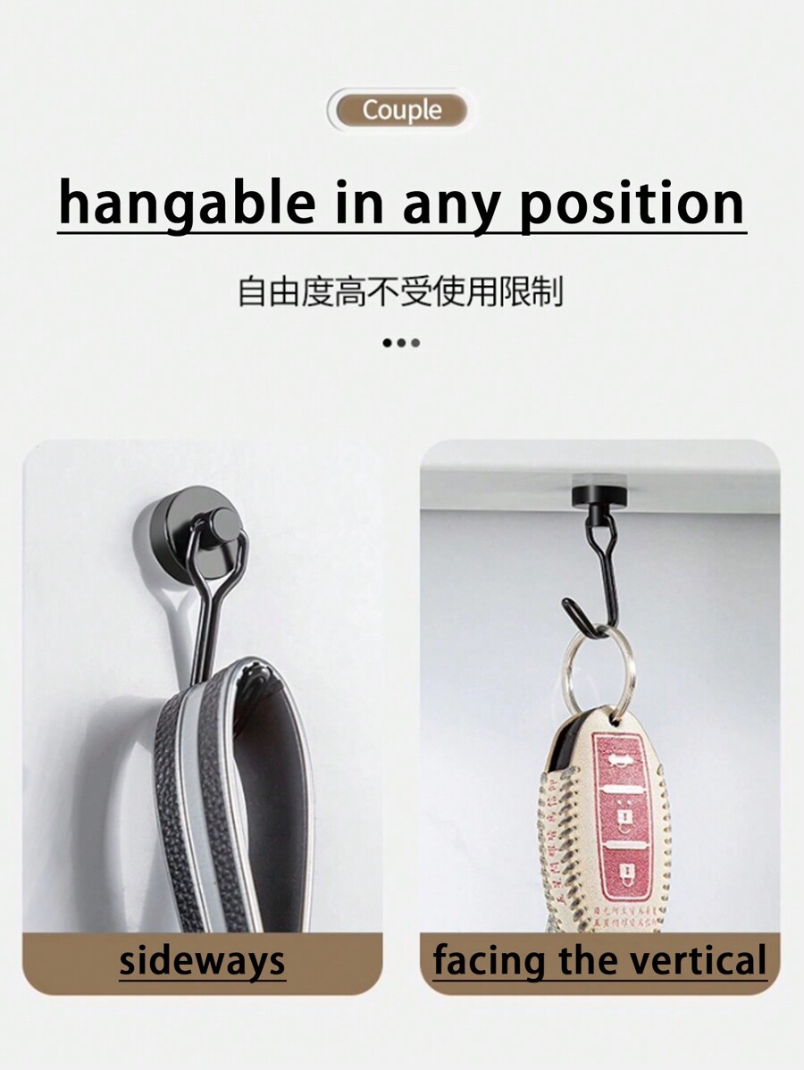 Strong Hooks Kitchen Refrigerator NoPunch NonMarking Entry