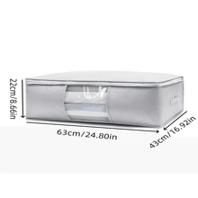 1 bolsa de empaque de equipaje extra grande, caja de almacenamiento debajo de la cama a prueba de polvo con asas reforzadas, para almacenar artículos de confort, mantas, ropa de cama, almohadas y accesorios de dormitorio, pantalones cortos, vaqueros, decoraciones, decoraciones de festival, decoraciones de habitación, decoraciones del hogar, decoraciones del dormitorio, organizador, organizador, almacenamiento del hogar, camiseta blanca para mujeres, pantalones negros para mujeres, ropa de invierno para señoras, vestido, ropa de invierno para señoras, vestidos elegantes para mujer, camisa blanca para señoras, manga larga, mono blanco para mujeres, vestidos de primavera para mujeres, atuendos de primavera para mujeres, primavera, ropa de primavera, minimalista, blusas de verano