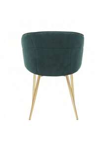 Lindsey Contemporary Chair In Gold Metal And Green Velvet By LumiSource,YY Choice