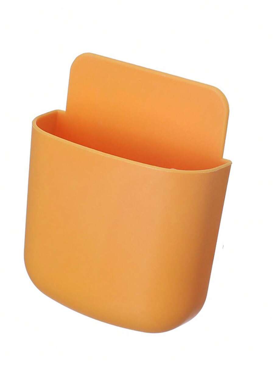 1pc SelfAdhesive Wall Mounted Storage Box, Suitable For Storing TV