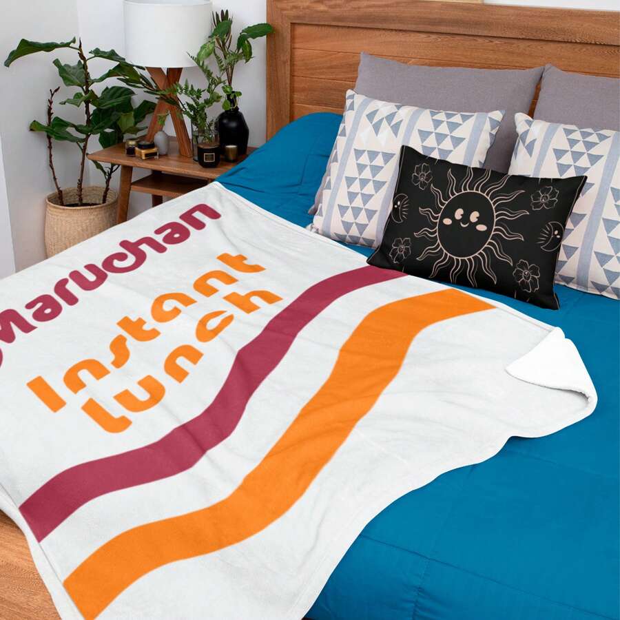 Blanket Blanket Maruchan Soup Design High Quality Instant Soup - White - View 1