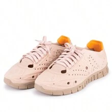 Aqua Man Unisex Nautical Sneakers 5 Colors! - 乾枯玫瑰色 - 查看 8