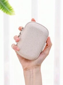 1个便携式药品收纳盒8格密封药品盒防潮一周药盒带盖双层分装 - 米色 - 查看 6