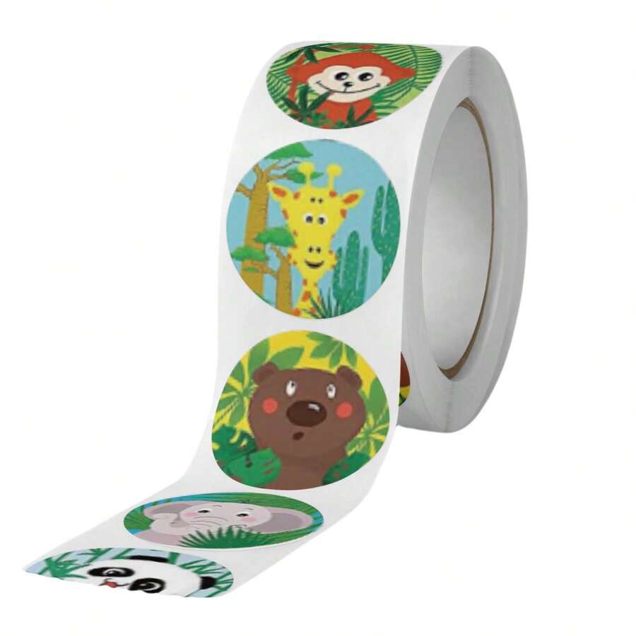 Cute National Treasure Animal Stickers, NonAdhesive Teacher Reward