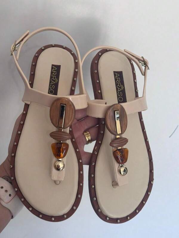 Sandália Feminina Rasteira Confortável Papete