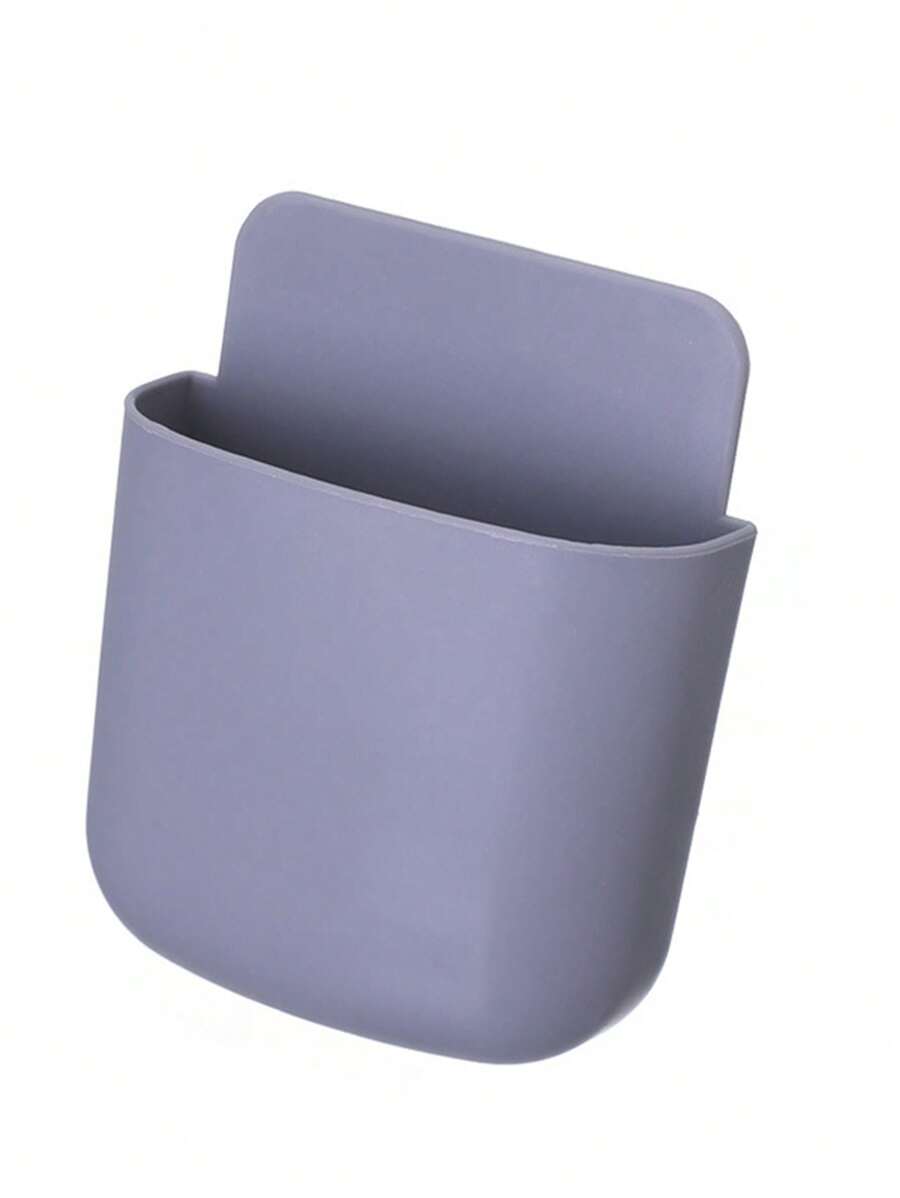 1pc SelfAdhesive Wall Mounted Storage Box, Suitable For Storing TV