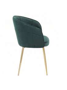 Lindsey Contemporary Chair In Gold Metal And Green Velvet By LumiSource,YY Choice