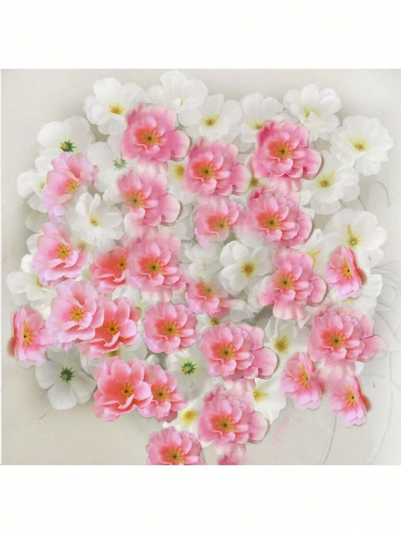 20 Pcs Cherry Blossom Petals Artificial Cherry Blossom Fake Cherry