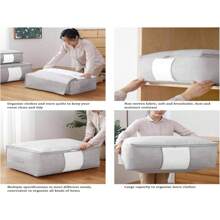 1 bolsa de empaque de equipaje extra grande, caja de almacenamiento debajo de la cama a prueba de polvo con asas reforzadas, para almacenar artículos de confort, mantas, ropa de cama, almohadas y accesorios de dormitorio, pantalones cortos, vaqueros, decoraciones, decoraciones de festival, decoraciones de habitación, decoraciones del hogar, decoraciones del dormitorio, organizador, organizador, almacenamiento del hogar, camiseta blanca para mujeres, pantalones negros para mujeres, ropa de invierno para señoras, vestido, ropa de invierno para señoras, vestidos elegantes para mujer, camisa blanca para señoras, manga larga, mono blanco para mujeres, vestidos de primavera para mujeres, atuendos de primavera para mujeres, primavera, ropa de primavera, minimalista, blusas de verano