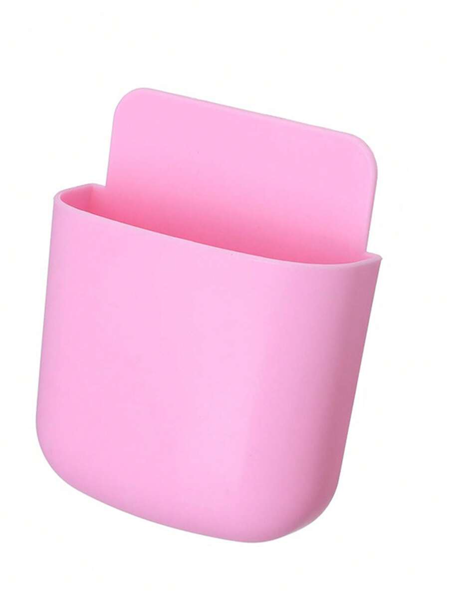 1pc SelfAdhesive Wall Mounted Storage Box, Suitable For Storing TV