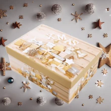 10-Piece Style Gift Packaging Box Storage Box Santa Claus Elk Snowflake Bell Hat Socks Gift Box