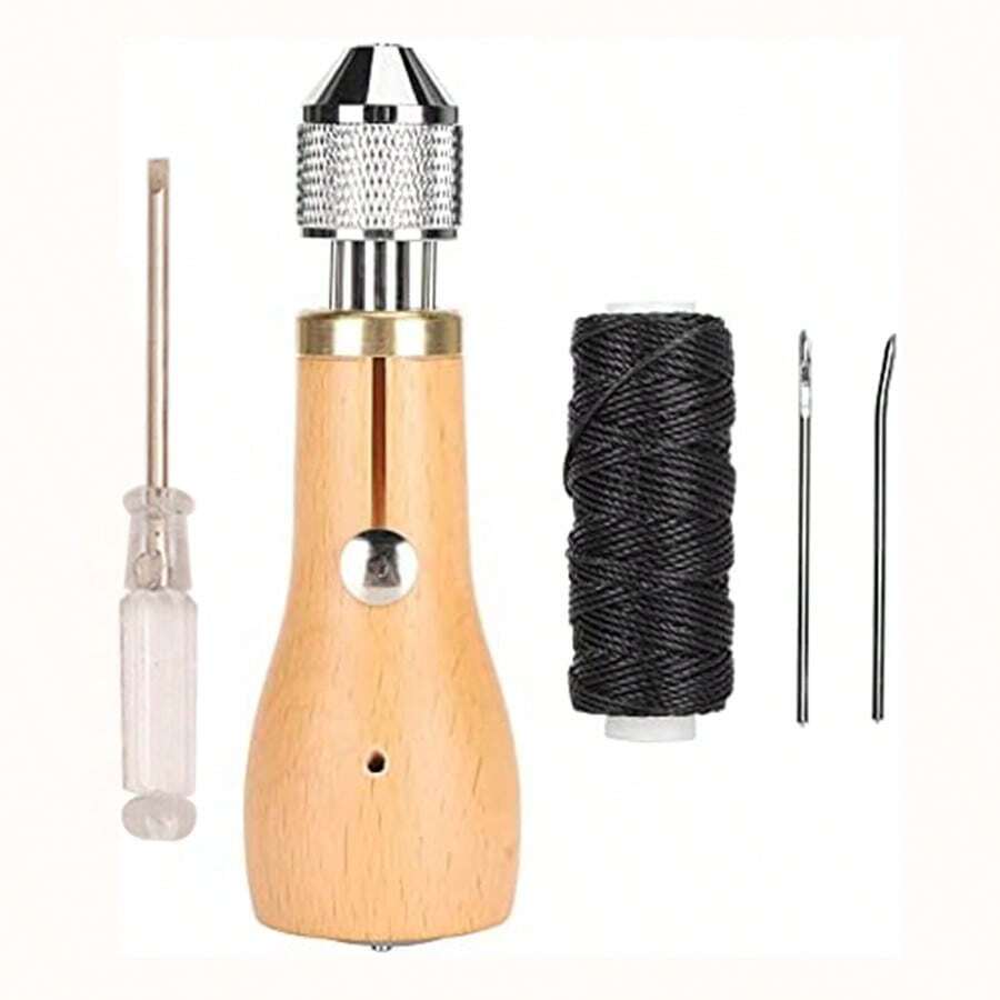 Leather Sewing Kit Hole Punching Tool, Hand Needles, Needles