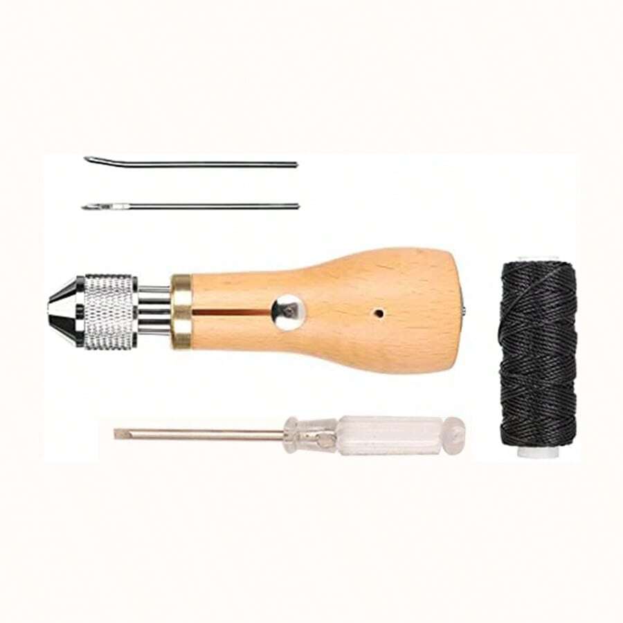 Leather Sewing Kit Hole Punching Tool, Hand Needles, Needles