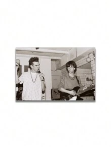 1 件，帆布印刷画，经典摇滚乐队史密斯乐队热门单曲《皇后乐队已死》复古海报，房间装饰用品，无框墙面艺术海报，客厅沙发背景装饰，门厅走廊装饰，家居装饰，卧室装饰，浴室装饰，房间装饰，办公室装饰，学校装饰，艺术礼品，PVC 硬管包装