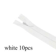 10 件 #3 尼龙隐形拉链，封闭式，多种颜色和尺寸可选，适用于连衣裙、裤子、口袋、服装配饰 - 10個 - 查看 21