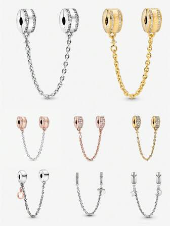 1 件时尚女士 DIY 串珠手链配饰链系列适合日常佩戴