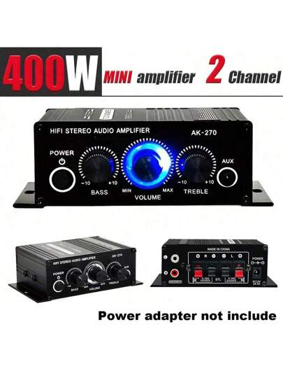 ミニオーディオアンプ 2.0チャンネル ハイファイアンプ AK270 デジタル