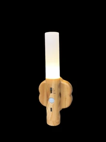 运动传感器灯、便携式 LED 手电筒、北欧风格橱柜灯、家用智能传感器灯 - 木紋色 - 查看 6