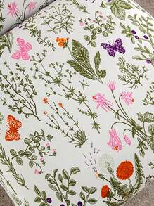 1 Peça Capa para Poltrona sem Braços, Capa de Sofá, Poltrona, Capa Elástica, Capa de Sofá Elegante Estilo Floral em Poliéster, Protetor de Sofá Sem Braços, Para Sala de Estar e Quarto em Todas as Estações - Multicolorido - Visão 7