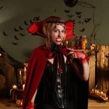 1 Cặp Răng Ma Cà Rồng Nhựa Đạo Cụ - Răng Nanh Thực Tế Cho Trang Phục Tiệc Halloween, Quà Tặng Ma Quái Và Phụ Kiện Cosplay - Nhiều màu - Xem 5