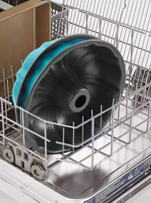 DeTODO Molde para Hornear Rosca Antiadherente Pasteles Panque Pan - verde menta - Ver 4