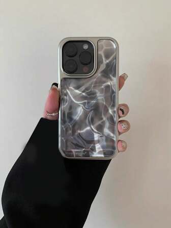 苹果小众高端波纹纹理手机壳适用于 15 Pro Max、 14 系列、 13 系列 - 别致、精致、防摔、防水、防震、防刮