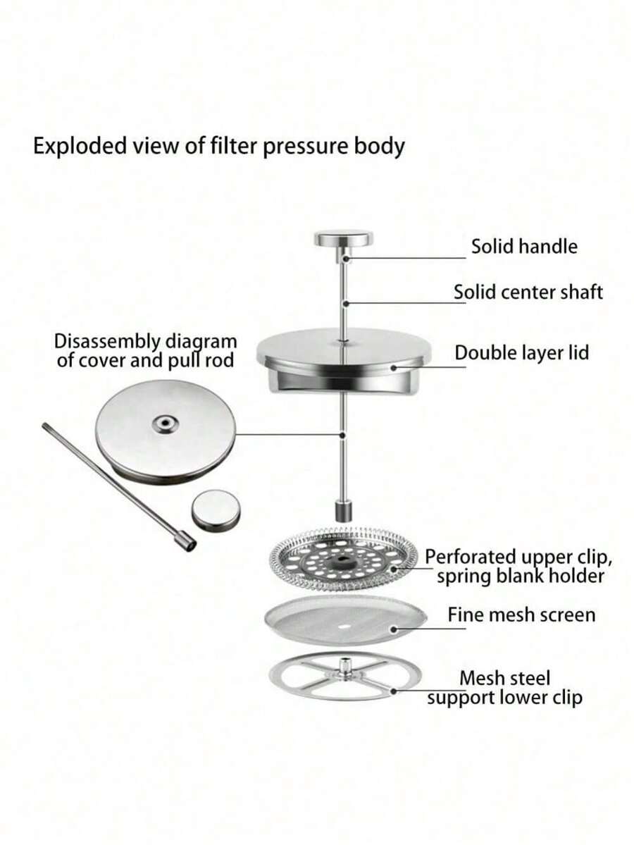 Coffee Brewing Pot Espresso French Filter Tea Brewer Coffee Pot Coffee