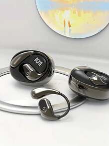 Fones de Ouvido Abertos OWS, Sem Fio 5.4 Tempo de Reprodução de 40 Horas, Fones de Ouvido com Longa Duração de Bateria, Qualidade de Som de Alta Fidelidade Over-Ear, Compatível com Todos os Smartphones, Dispositivos de Escuta de Música Esportiva
