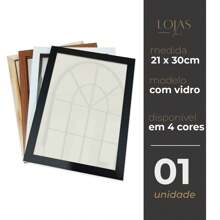 A4 Frame 21x30cm With Glass Certified Photography Printing - trắng - Xem 2