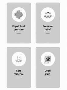 6片装鞋垫，自粘式后跟保护垫，适用于运动鞋、高跟鞋及各种鞋型，可水洗且不伤鞋面，男女运动鞋、休闲鞋、鞋类配件 - 6片 - 查看 8